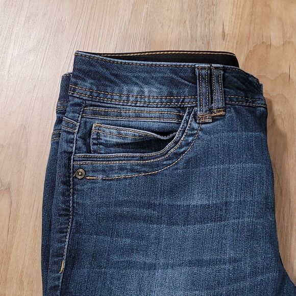 💛Democracy Dark Blue Ab Technology Skinny Jeans Size 10/30 - Picture 4 of 9